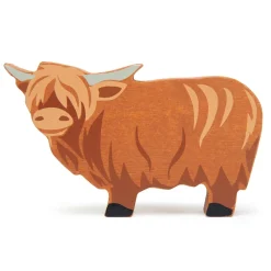 Vache Highland en bois - Tender Leaf Toys