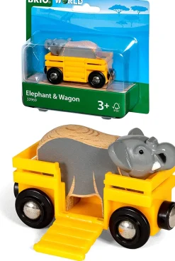 Vagón de transporte de elefantes - Brio