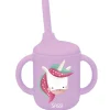 Vaso con pajita de silicona Sparkly el unicornio - Sassi Junior