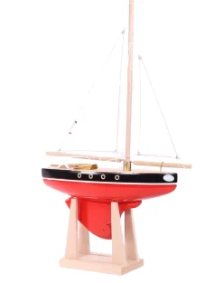Velero Le Tirot rojo 30cm - Maison Tirot