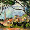 Vista de Estaque de Paul Cézanne - Puzzle Michèle Wilson