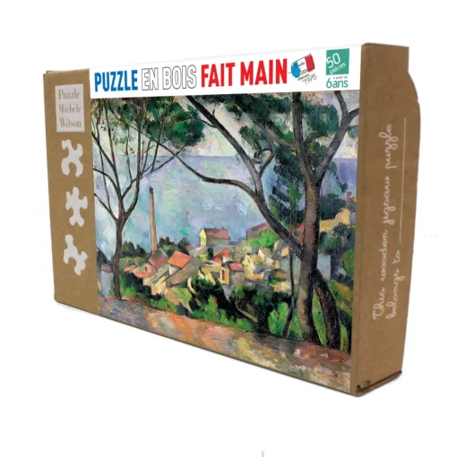 Vista de Estaque de Paul Cézanne - Puzzle Michèle Wilson