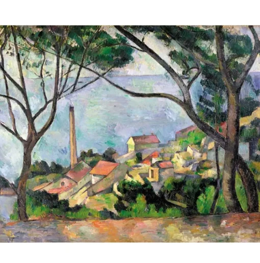 Vista de Estaque de Paul Cézanne - Puzzle Michèle Wilson