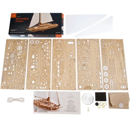 Yate Sueño de Serenidad modelo mecánico - Ugears